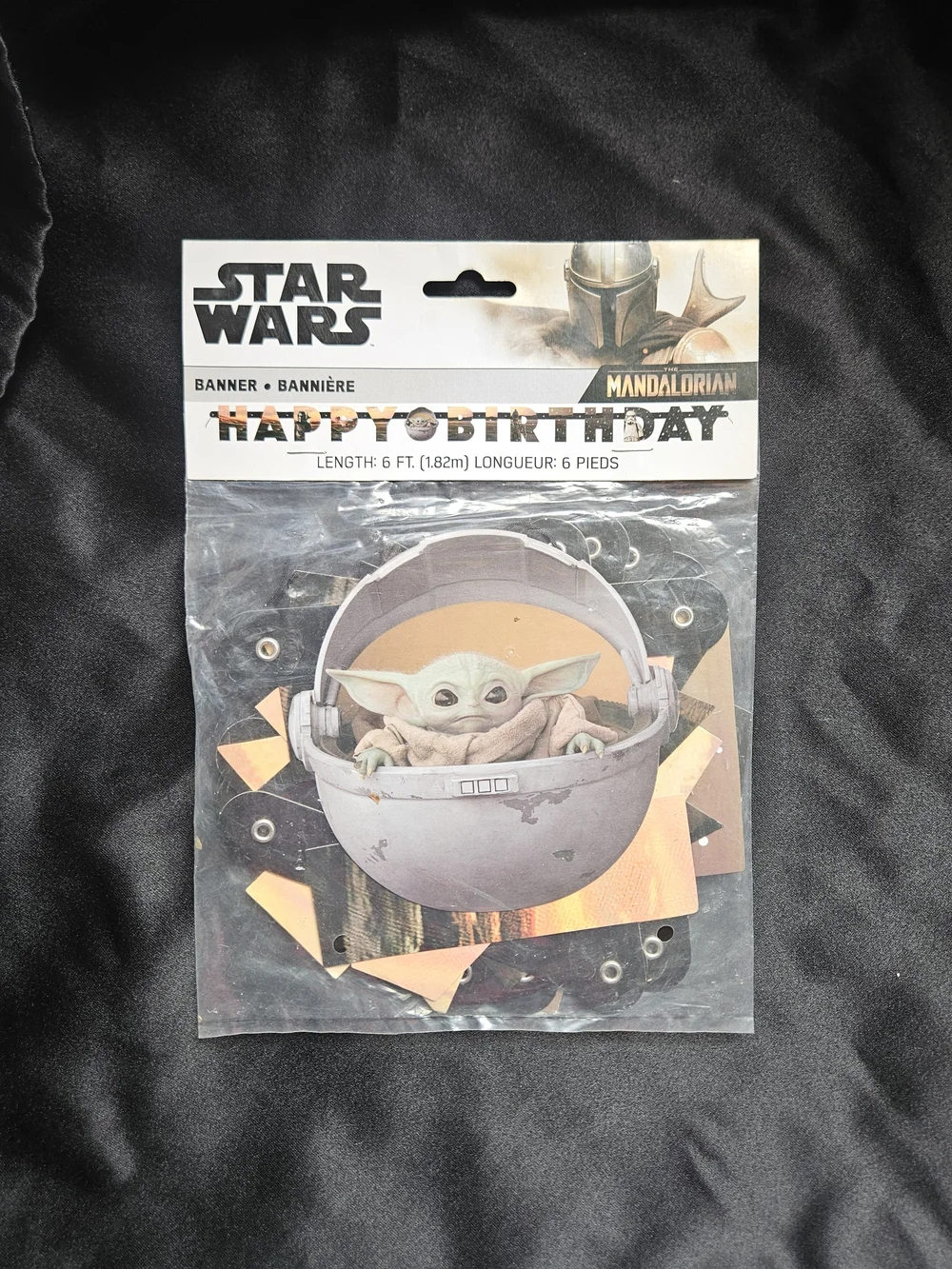 Star Wars The Mandalorian Grogu Kids Party Accessories Kit - Green